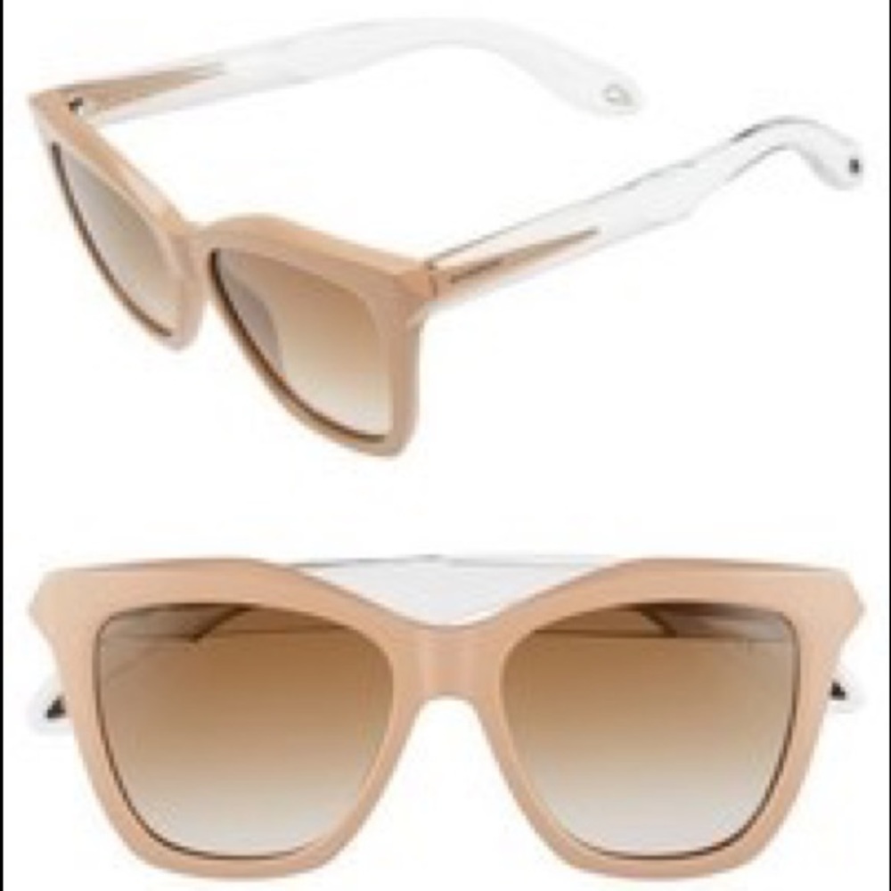 Givenchy Cateye Sunglasses Beige